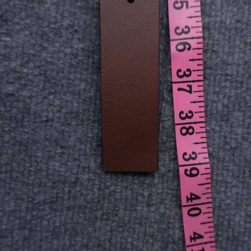 Swiss Gear Reversible Belt Mens 32" Brown Black Matte Buckle Faux Leather - Picture 5 of 6